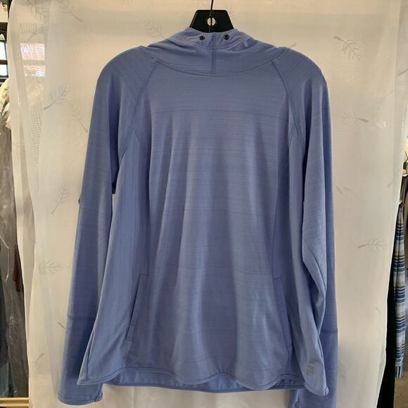 Fila sports hoodie xl light blue two pockets front - Picture 1 of 10